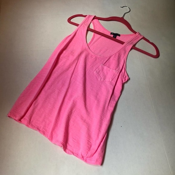 Gap Neon Pink Pocket Tank - Picture 1 of 4